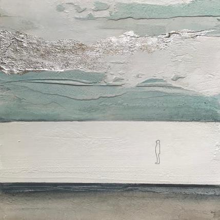 Painting ICELAND by Roma Gaia | Painting Subject matter Acrylic, Sand Minimalist