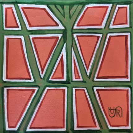 Painting Café wall by Rasa | Painting Figurative Acrylic Urban