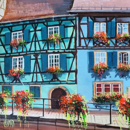 Peinture Romantic walks par Rasa | Tableau Figuratif Acrylique Urbain