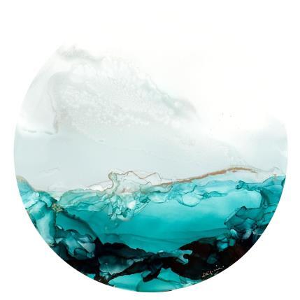 Gemälde 1621 POÉSIE GIVRÉE von Depaire Silvia | Gemälde Abstrakt Acryl Landschaften, Marine, Minimalistisch