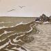 Painting Vagues by Jovys Laurence | Painting Subject matter Landscapes Sand