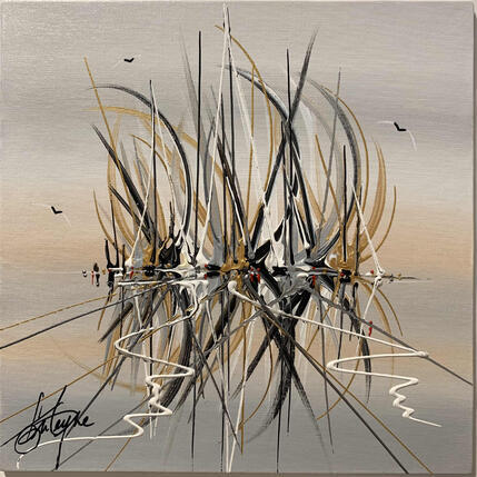 Painting l'or niçois by Fonteyne David | Painting Figurative Acrylic