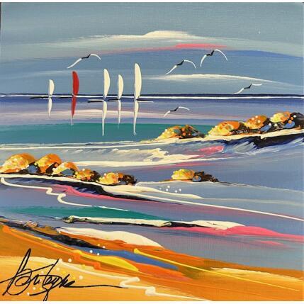 Pintura Vague, calanque por Fonteyne David | Pintura Figurativo Acrílico Iconos pop