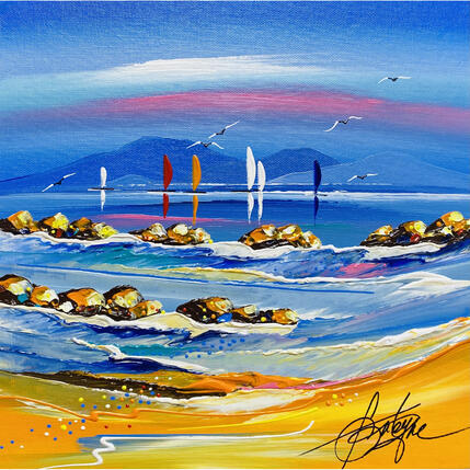 Gemälde Force et mer von Fonteyne David | Gemälde Figurativ Acryl