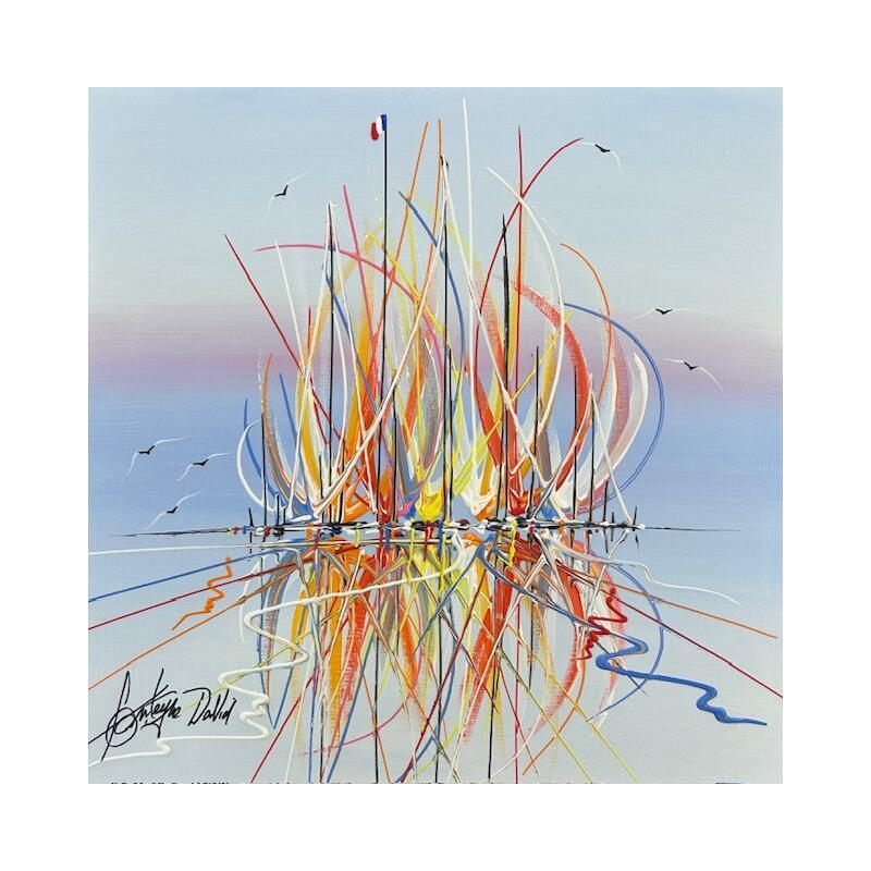 Painting Haut les voiles  by Fonteyne David | Painting Figurative Acrylic