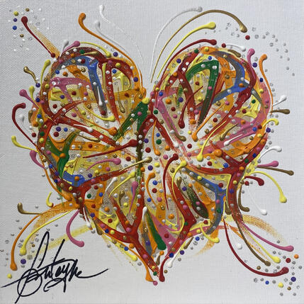 Gemälde TOI MON PETIT COEUR von Fonteyne David | Gemälde Figurativ Acryl Pop-Ikonen