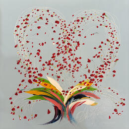 Peinture Il nous faut du coeur par Fonteyne David | Tableau Figuratif Acrylique