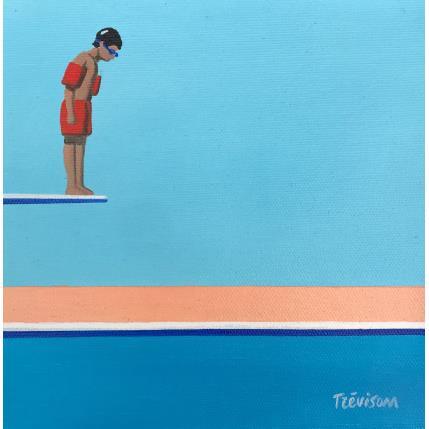 Peinture The question par Trevisan Carlo | Tableau Figuratif Huile Sport