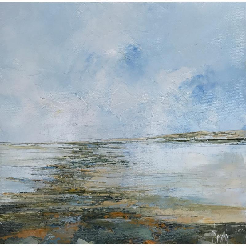Painting Baie de somme by Dessein Pierre | Painting Figurative Marine Oil