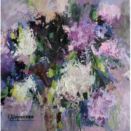 Painting Reflets du jardin oublié by Malynovska Iryna | Painting Impressionism Acrylic, Oil Nature, Pop icons