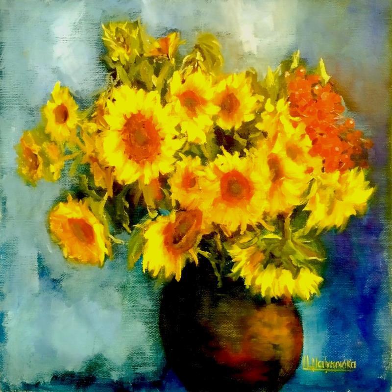 Gemälde F4007 Éclat de Tournesols von Malynovska Iryna | Gemälde Impressionismus Natur Öl