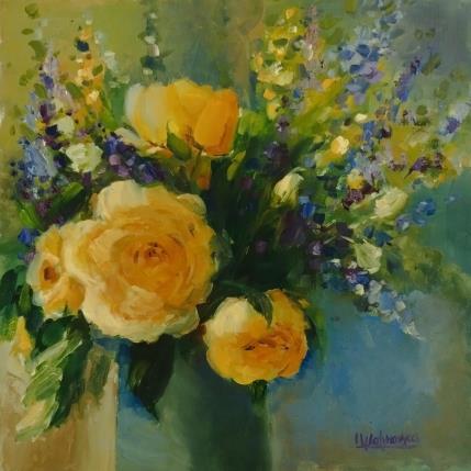 Peinture F4001 Éclat de Jaune par Malynovska Iryna | Tableau Impressionnisme Huile Nature