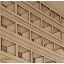 Gemälde Maison du Bresil von Plyconic | Gemälde Materialismus Holz Architektur