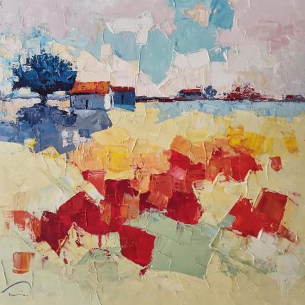 Peinture Back to earth par Tomàs | Tableau Impressionnisme Huile Paysages