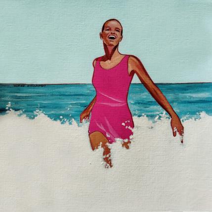 Peinture Pénélope à San Paolo... par Gallardo Serge | Tableau Figuratif Acrylique Scènes de vie