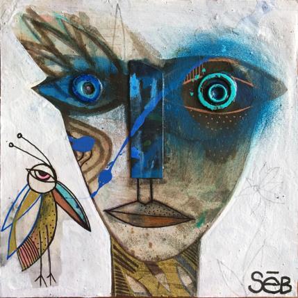 Gemälde Tarcolés von Seb | Gemälde Art brut Acryl Pop-Ikonen, Porträt