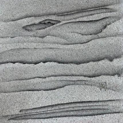 Painting Carré d'un été à Nice 1 by CMalou | Painting Subject matter Sand Minimalist