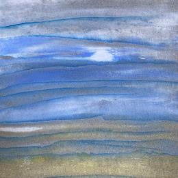 Painting Carré Rencontre 4 by CMalou | Painting Subject matter Sand Minimalist