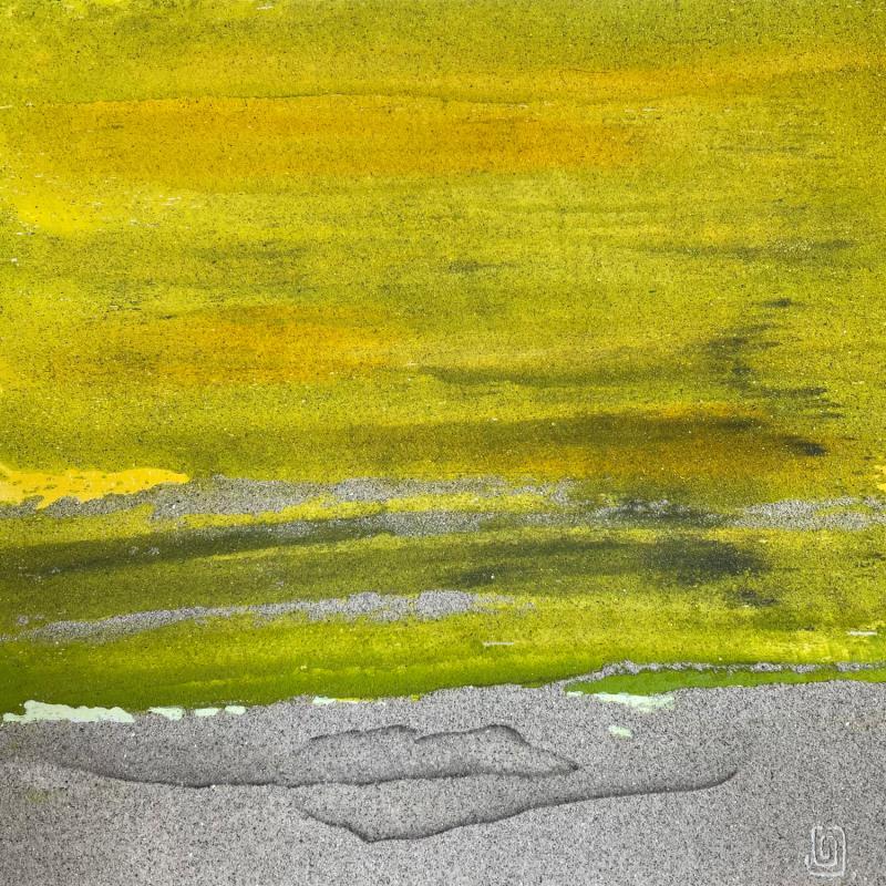 Painting Carré Rencontre 5 by CMalou | Painting Subject matter Minimalist Sand