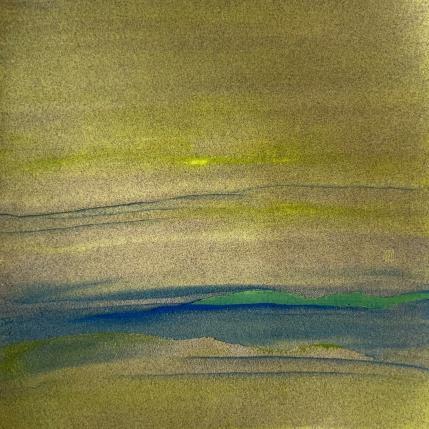 Peinture Carré Zen 1 par CMalou | Tableau Matiérisme Sable Minimaliste