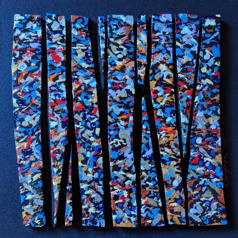Painting Bc10 touche or argent cuivre multi by Langeron Luc | Painting Subject matter Wood Acrylic Resin