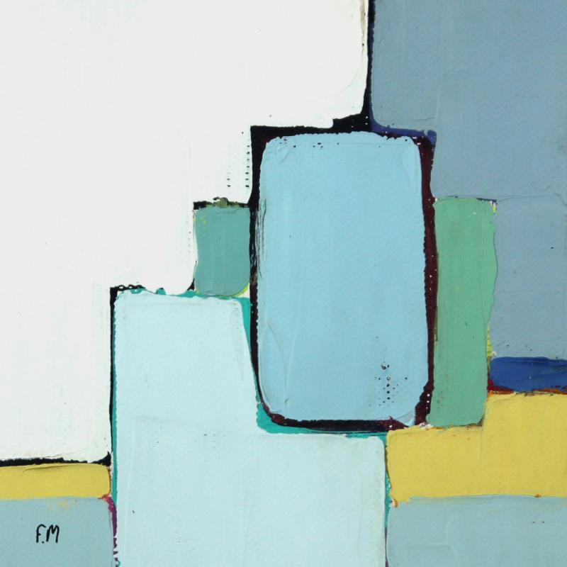 Gemälde Abstrait Pastel von Marteau Frederique | Gemälde Abstrakt Öl