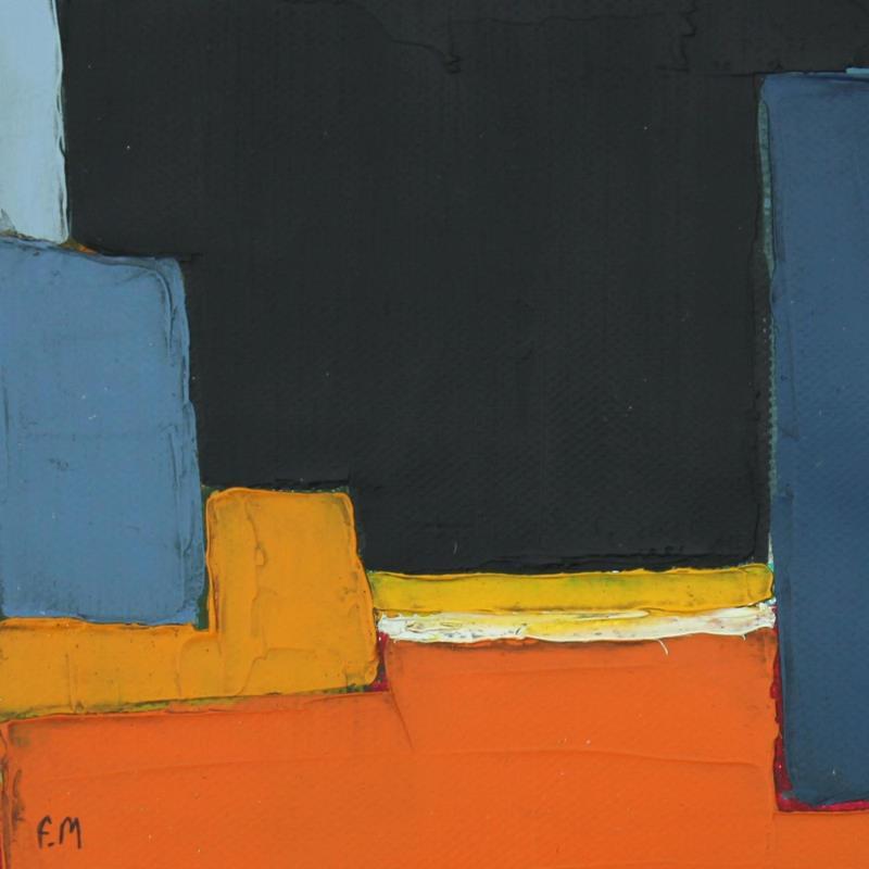 Gemälde Ambiance von Marteau Frederique | Gemälde Abstrakt Öl