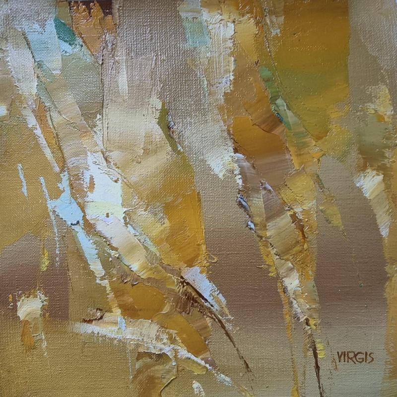 Pintura A swirling wortex por Virgis | Pintura Abstracto Minimalista Aceite