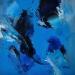 Pintura Blues background por Virgis | Pintura Abstracto Minimalista Aceite