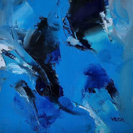 Pintura Blues background por Virgis | Pintura Abstracto Aceite Minimalista