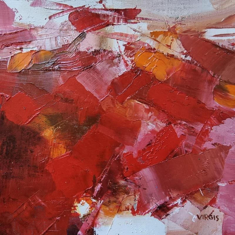 Pintura Sunrise cacophony por Virgis | Pintura Abstracto Minimalista Aceite