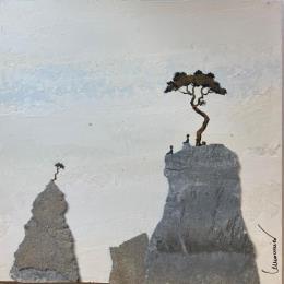 Peinture A203 par Lemonnier  | Tableau Matiérisme Acrylique, Zinc Paysages