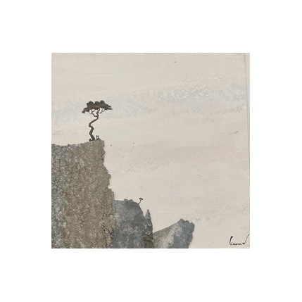 Peinture A205 par Lemonnier  | Tableau Matiérisme Acrylique, Zinc Paysages