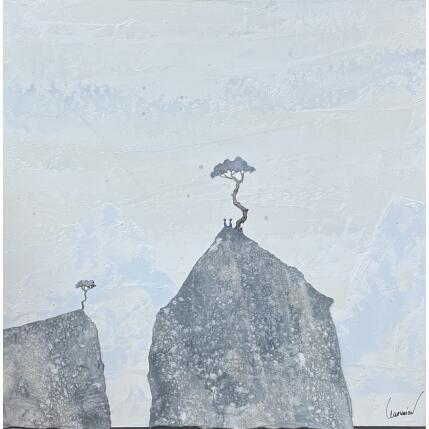 Peinture NO5119 par Lemonnier  | Tableau Matiérisme Acrylique, Zinc Paysages