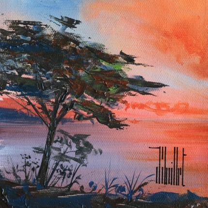 Painting Soleil couchant by Guillet Jerome | Painting