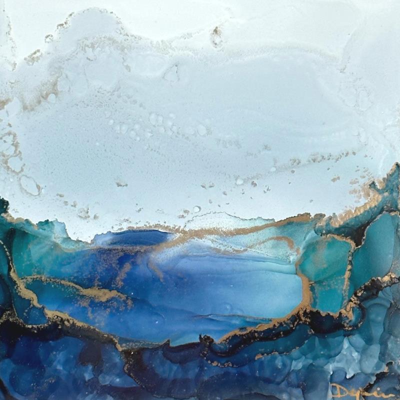 Gemälde 1779-POÉSIE MARINE von Depaire Silvia | Gemälde Abstrakt Landschaften Minimalistisch Acryl