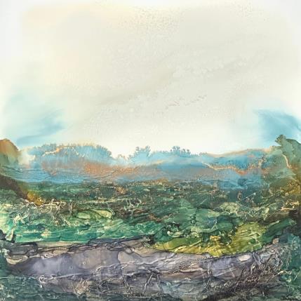 Peinture 1869-BRONZE AGE par Depaire Silvia | Tableau Abstrait Acrylique Minimaliste, Paysages