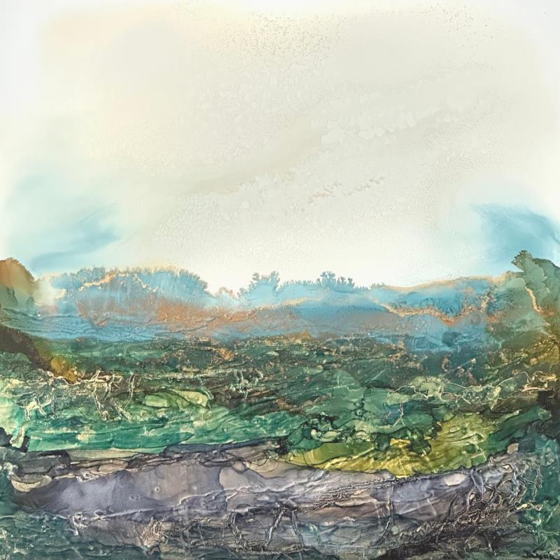 Gemälde 1869-BRONZE AGE von Depaire Silvia | Gemälde Abstrakt Landschaften Minimalistisch Acryl