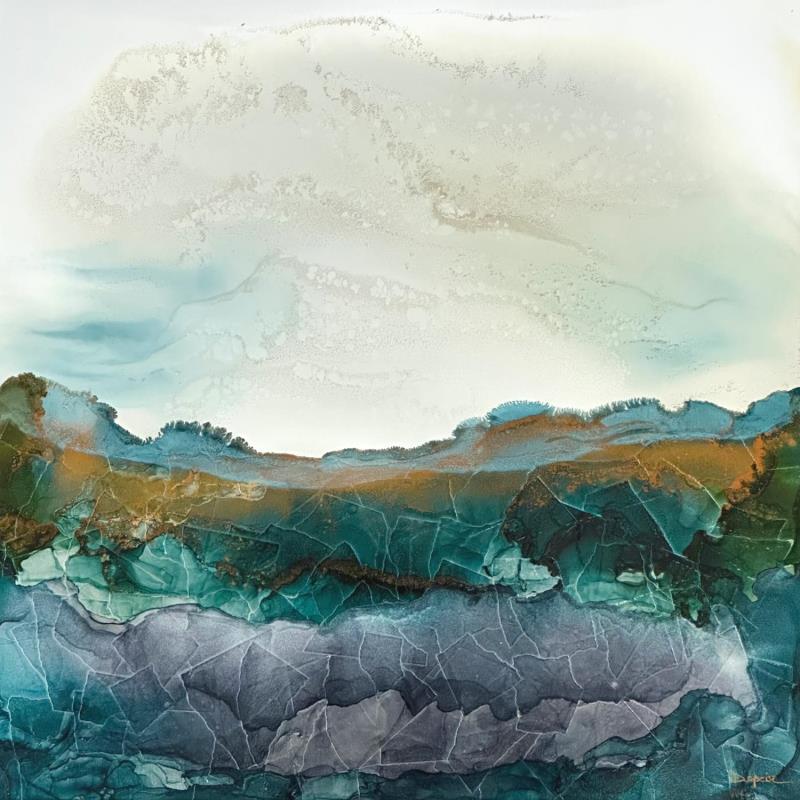 Peinture 1863-BRONZE AGE par Depaire Silvia | Tableau Abstrait Paysages Minimaliste Acrylique