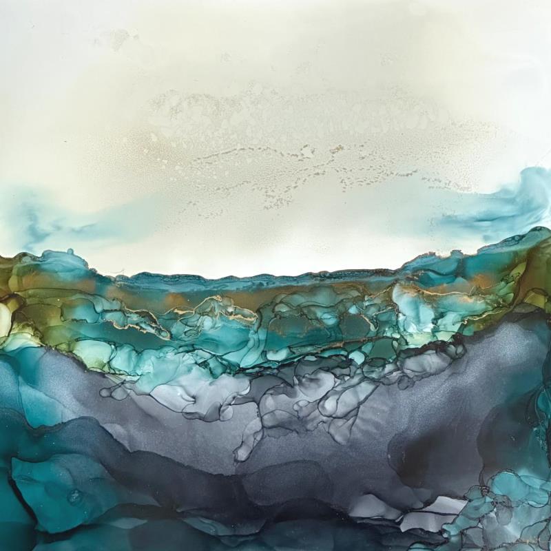 Gemälde 1864-BRONZE AGE von Depaire Silvia | Gemälde Abstrakt Landschaften Minimalistisch Acryl