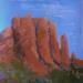 Painting Glorious Sedona by Carrillo Cindy  | Painting Figurative Landscapes Oil