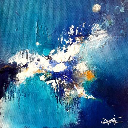 Peinture Juillet par Dupetitpré Roselyne | Tableau Abstrait Acrylique Minimaliste