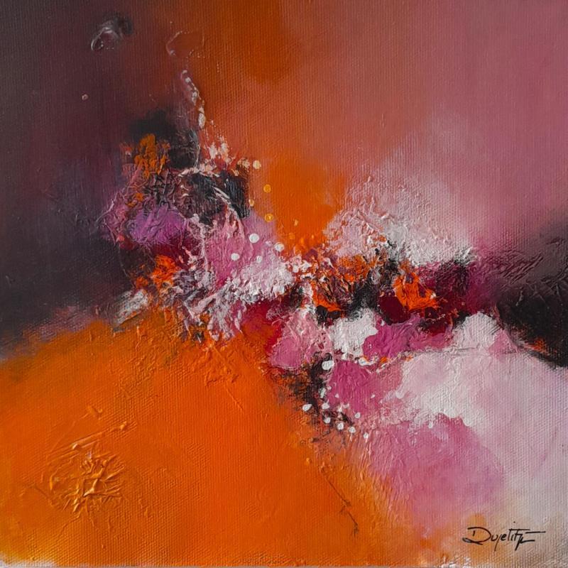 Peinture Vitalité par Dupetitpré Roselyne | Tableau Abstrait Minimaliste Acrylique