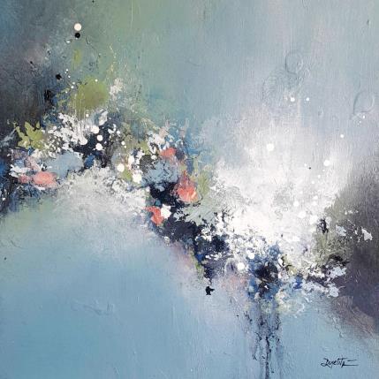 Painting Légèreté by Dupetitpré Roselyne | Painting Abstract Acrylic Minimalist