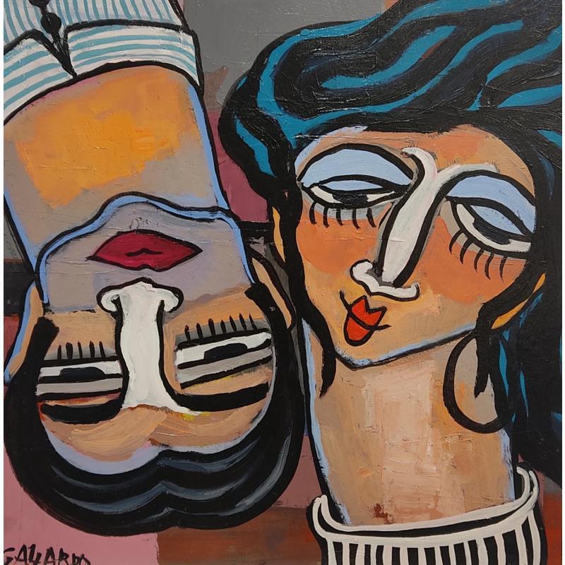 Peinture arriba abajo par Garcia Gallardo Mercedes | Tableau Figuratif Huile