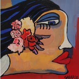 Peinture el viento par Garcia Gallardo Mercedes | Tableau Figuratif Huile