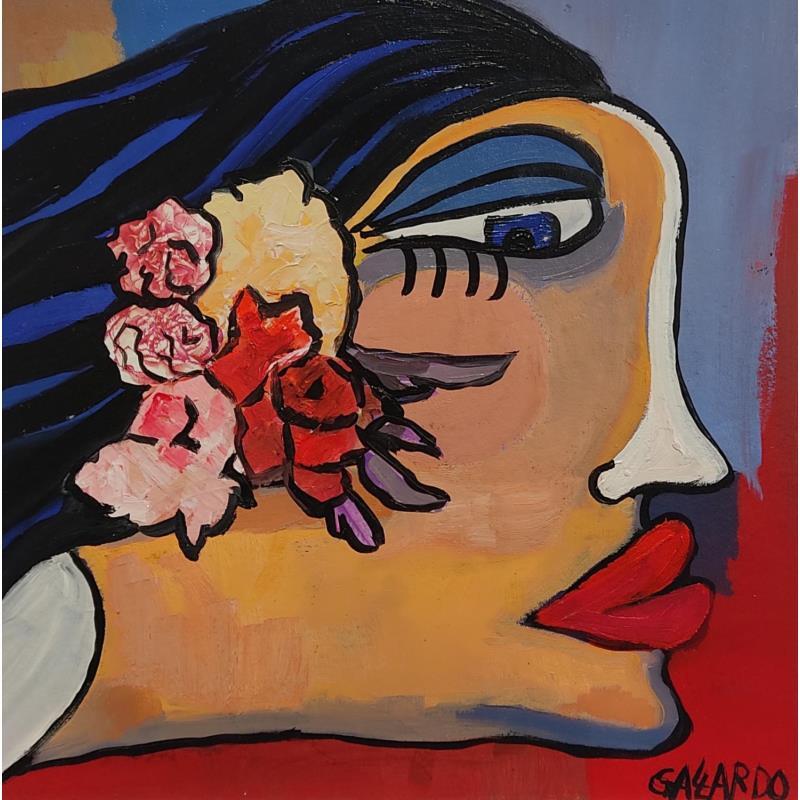 Pintura el viento por Garcia Gallardo Mercedes | Pintura Figurativo Aceite