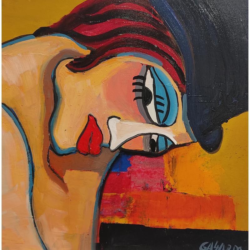 Pintura la cercania por Garcia Gallardo Mercedes | Pintura Figurativo Aceite