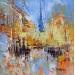 Painting #Paris 2 by Davroux Philippe  | Painting Raw art Architecture Oil