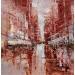 Pintura #NY 2 por Davroux Philippe  | Pintura Arte bruto Arquitectura Aceite